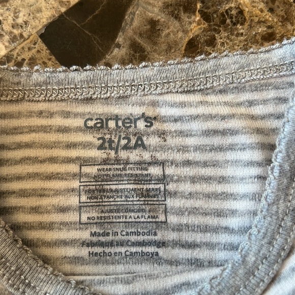 Carters Dinosaur Pajamas - Picture 3 of 6